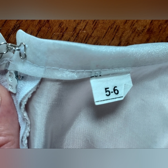 Y2k Vintage Silver 2-pc Prom Dress - Picture 6 of 10